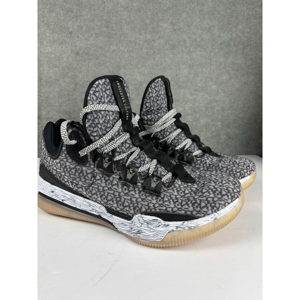 Crossover Culture Sniper LP2 Basketball Shoes Size 9 Black White Geometric